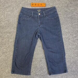 Riders By Lee Women's Dark Wash Capri Jeans Size 6M